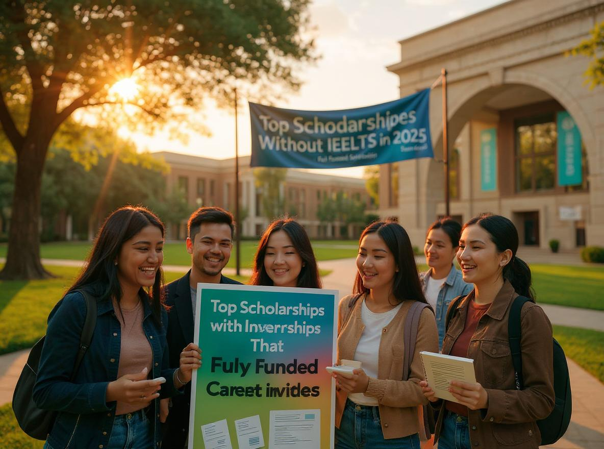 Top Scholarships Without IELTS in 2025 – Fully Funded Opportunities Worldwide